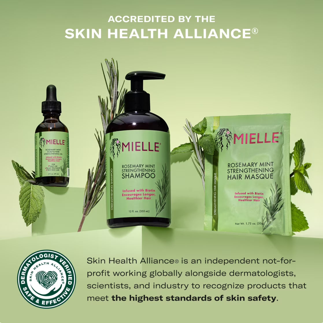 Mielle Light Strengthening Scalp & Hair Oil, Rosemary Mint, 2 oz
