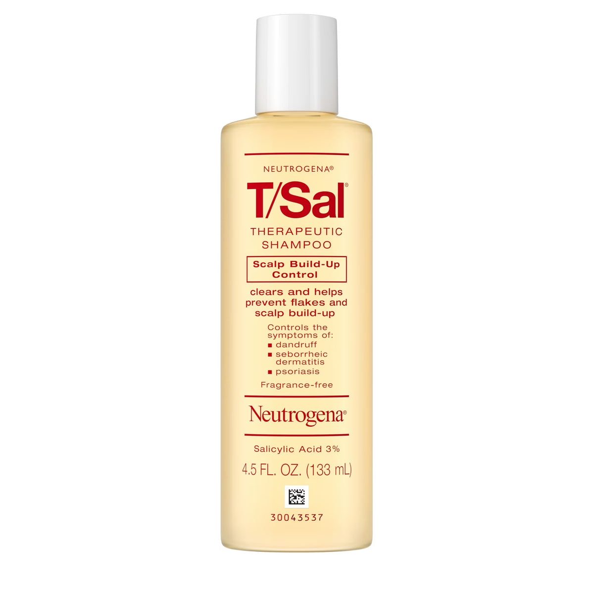 Neutrogena T/Sal Therapeutic Shampoo, Dandruff Shampoo with 3% Salicylic Acid, 4.5 fl. oz