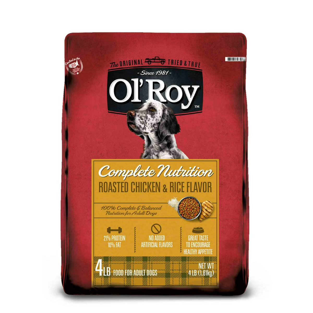 Ol' Roy Complete Nutrition Chicken Dry Dog Food, 4 lbs