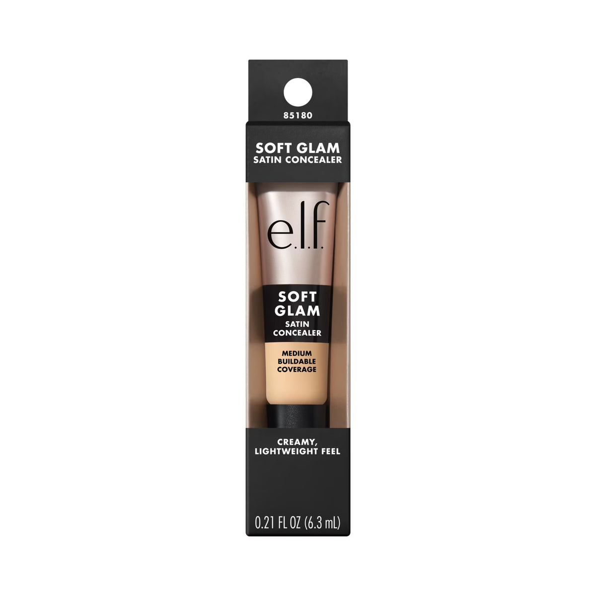 e.l.f. Soft Glam Satin Concealer, 15 Fair Warm, 0.21 fl oz