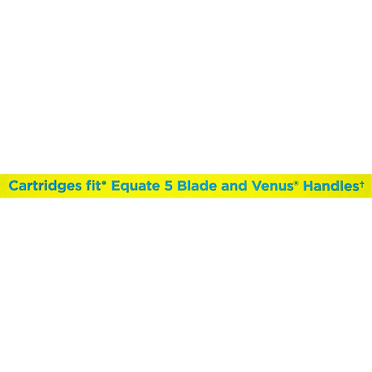 Equate Women's 5-Blade Cartridge Refills for Equate 5-Blade and Gillette Venus Handles, 4 Count