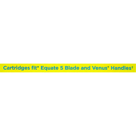 Equate Women's 5-Blade Cartridge Refills for Equate 5-Blade and Gillette Venus Handles, 4 Count
