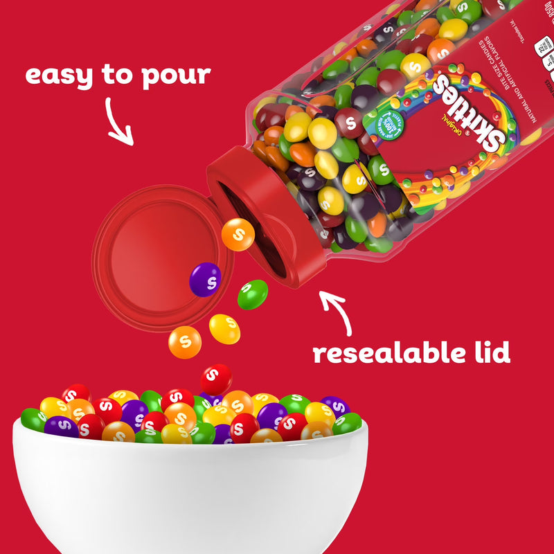 Skittles Original Chewy Candy Candy - 30 oz Bulk Jar