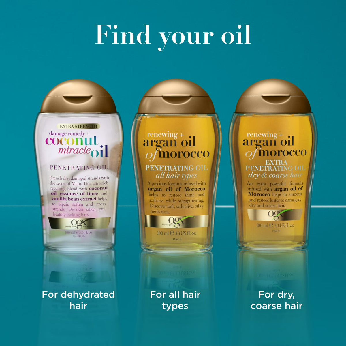 OGX Renewing + Argan Oil of Morocco Penetrating Hair Oil, 3.3 fl. oz