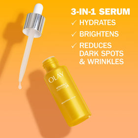 Olay Skin Care Vitamin C + Peptide 24 Brightening Facial Serum, for Dry Dull Skin, 1.3 fl oz