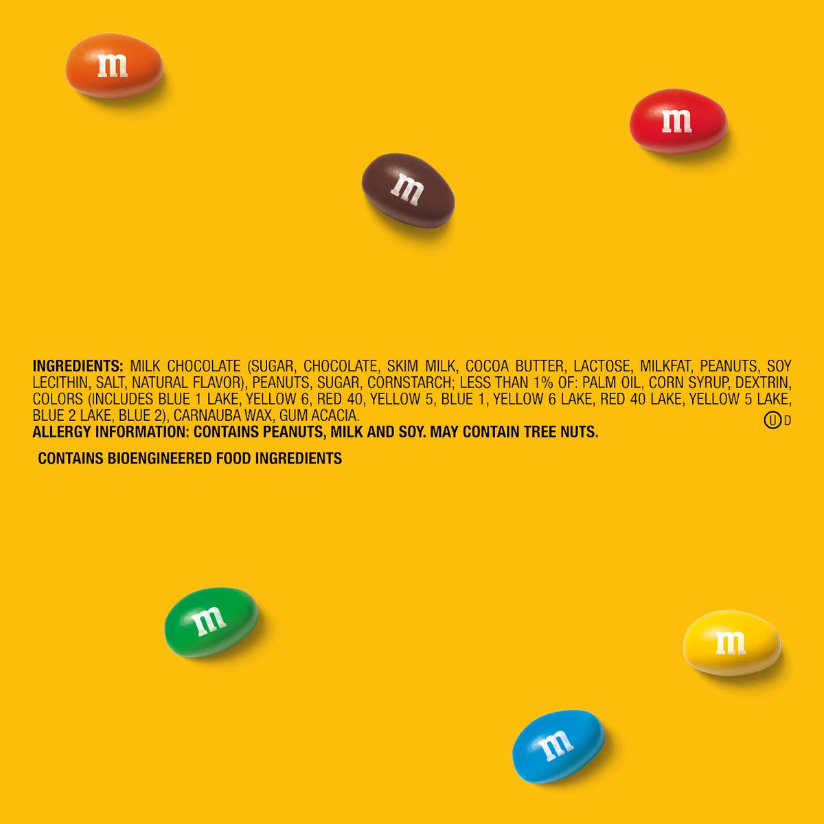 M&M'S Peanut Chocolate Movie Night Candy, Party Size Bag, 38 oz