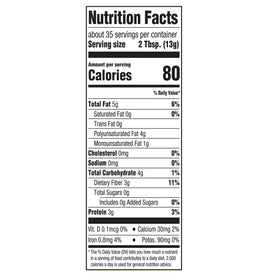 Great Value Organic Ground Cold Milled Flax Seed, 16 oz
