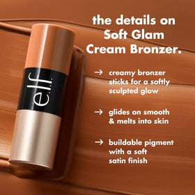 e.l.f. Soft Glam Cream Bronzer, Fair, 0.33 oz