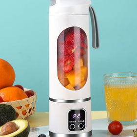 LUXRISEON Juicing Machine Digital Display Juicer Cup Powerful Motor Large Capacity Blender