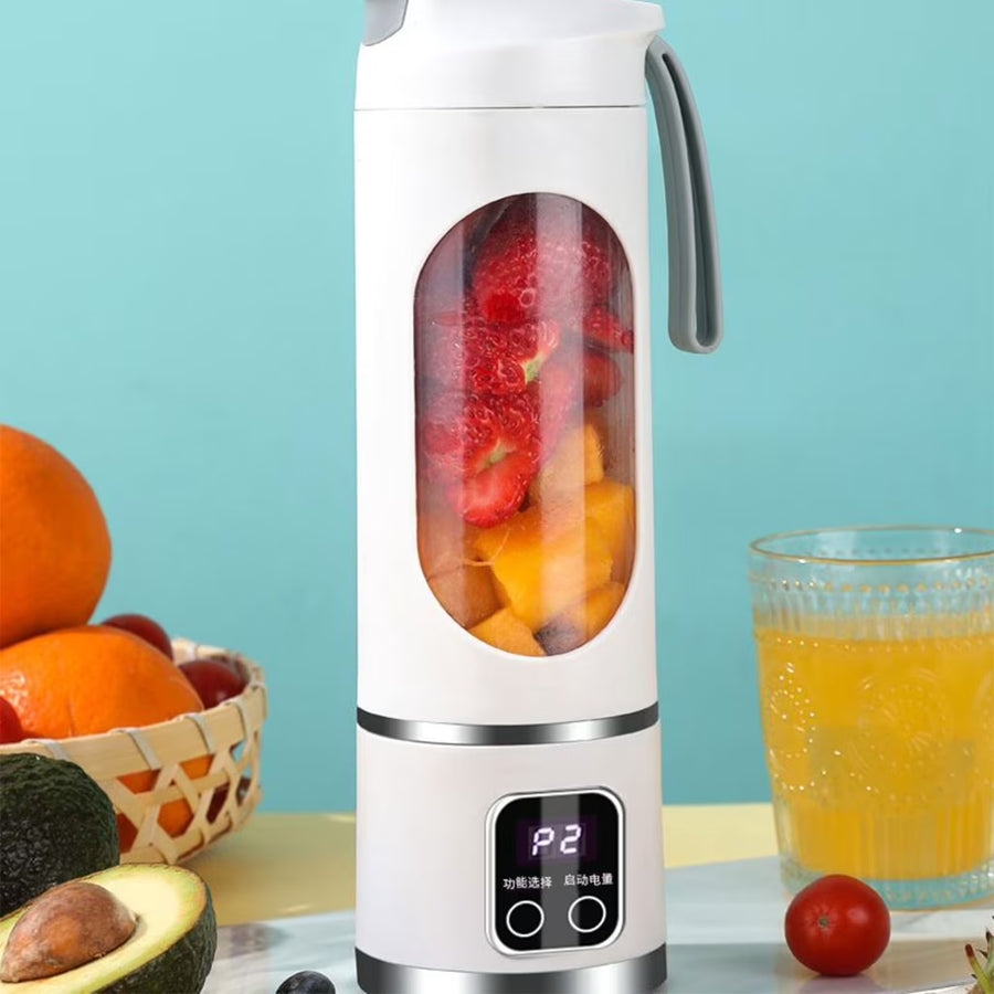 LUXRISEON Juicing Machine Digital Display Juicer Cup Powerful Motor Large Capacity Blender