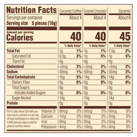 Werthers Original Hard Sugar Free Assorted Flavors, Caramel Coffee, Caramel Chocalate, Caramel Candy 7.7 oz