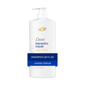 Dove Shampoo for Damaged Hair Intensive Repair with Bio-Protein Care Technology and Amino Serum, 28 fl oz