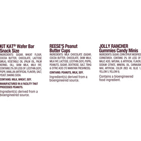 Jolly Rancher, Kit Kat and Reese's Assorted Flavored Snack Size Candy, Party Pack 30.03 oz