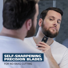 Wahl Lithium Ion All-in-One Beard Trimmer for Men - Black/ Silver Model 9888-600
