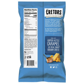 G.H. Cretors Handcrafted Small-Batch Cheese & Caramel Popcorn Mix, 7.5 oz, Gluten-Free Snack