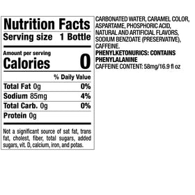 Diet Dr Pepper Soda Pop, 16.9 fl oz, 6 Pack Bottles