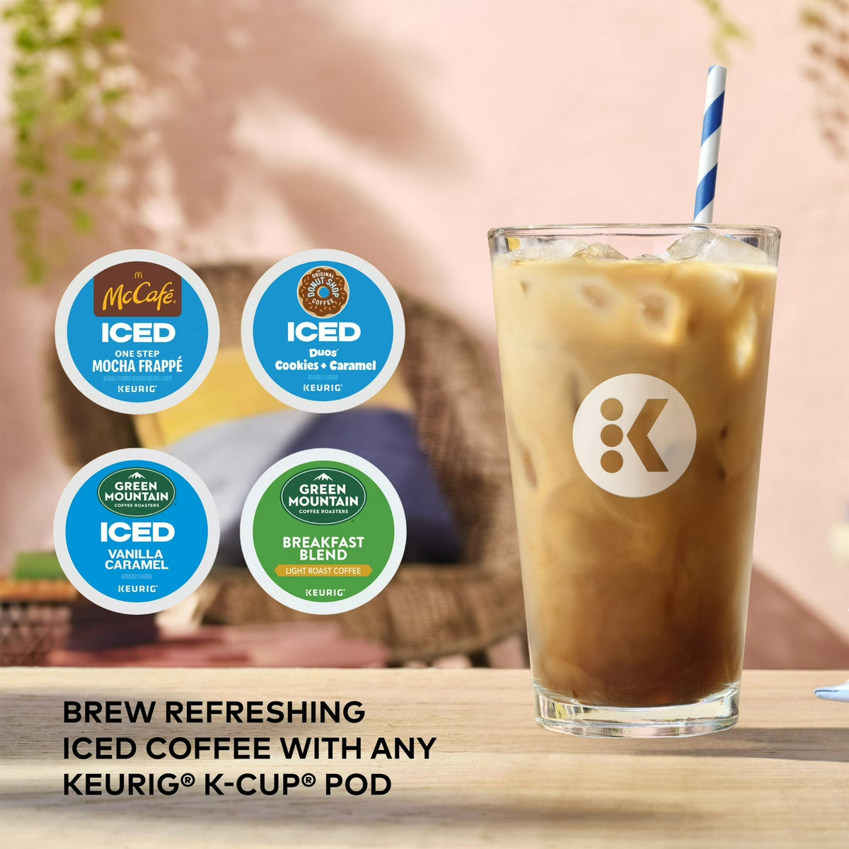 Keurig K-Express Essentials Plus, Iced and Hot Single-Serve K-Cup Pod Coffee Maker, Black