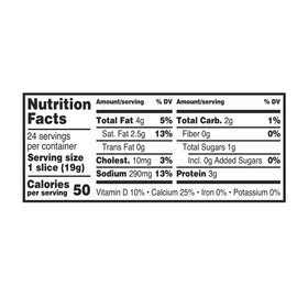Great Value Individually Plastic Wrapped Singles American Cheese Product, 16 oz, 24 Slices