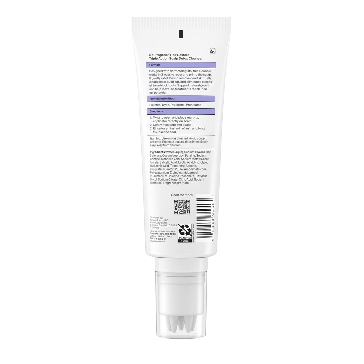 Neutrogena Hair Restore Detox Cleanser, 8 fl oz