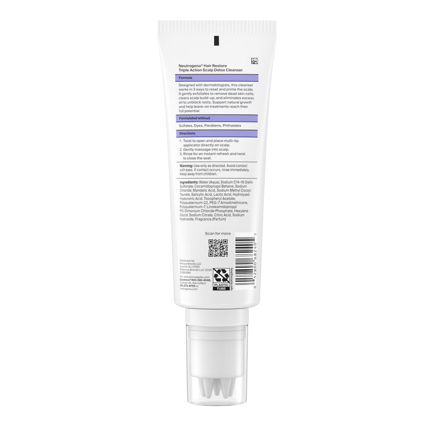 Neutrogena Hair Restore Detox Cleanser, 8 fl oz