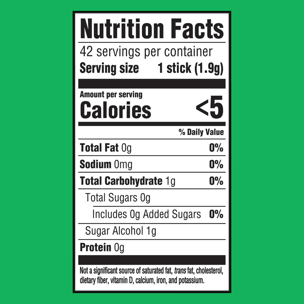 Trident Sugar Free Gum, Spearmint, 3 packs of 14 Pieces (42 Total Pieces)