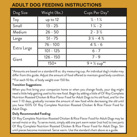 Ol' Roy Complete Nutrition Chicken Dry Dog Food, 4 lbs