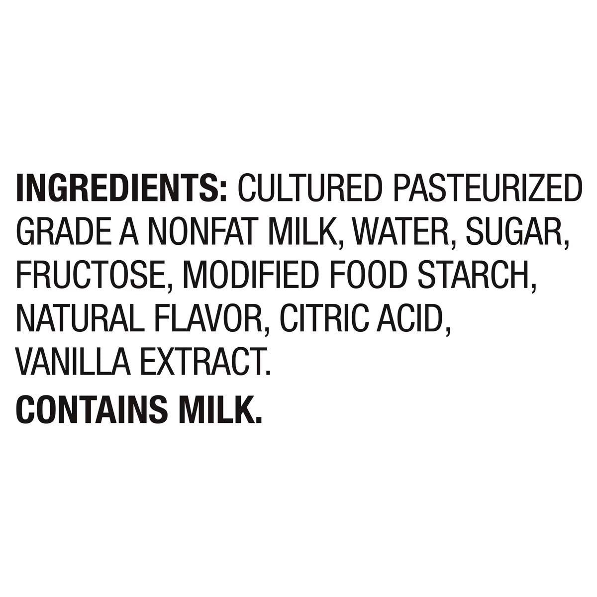 Great Value Vanilla Nonfat Greek Yogurt, 32 oz TubGreat Value Vanilla Nonfat Greek Yogurt, 32 oz Tub