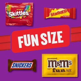M&M's, Snickers, Skittles & Starburst Fun Size Candy, Party Size - 19.44 oz Bag