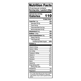 Great Value Strawberries & Cream Instant Oatmeal Value Pack, 1.05 oz, 20 Count