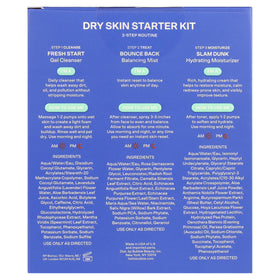 Bubble Skincare 3-Step Hydrating Routine Bundle for Normal to Dry Skin, Set of 3