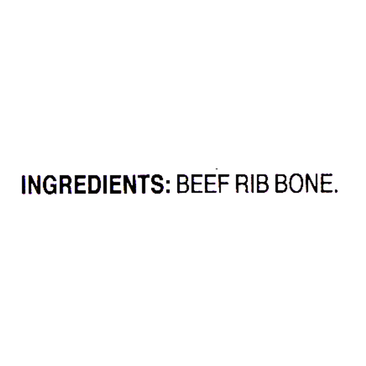 Ol' Roy Natural Beef Dry Rib Bone Chew for Dogs, 1 Count