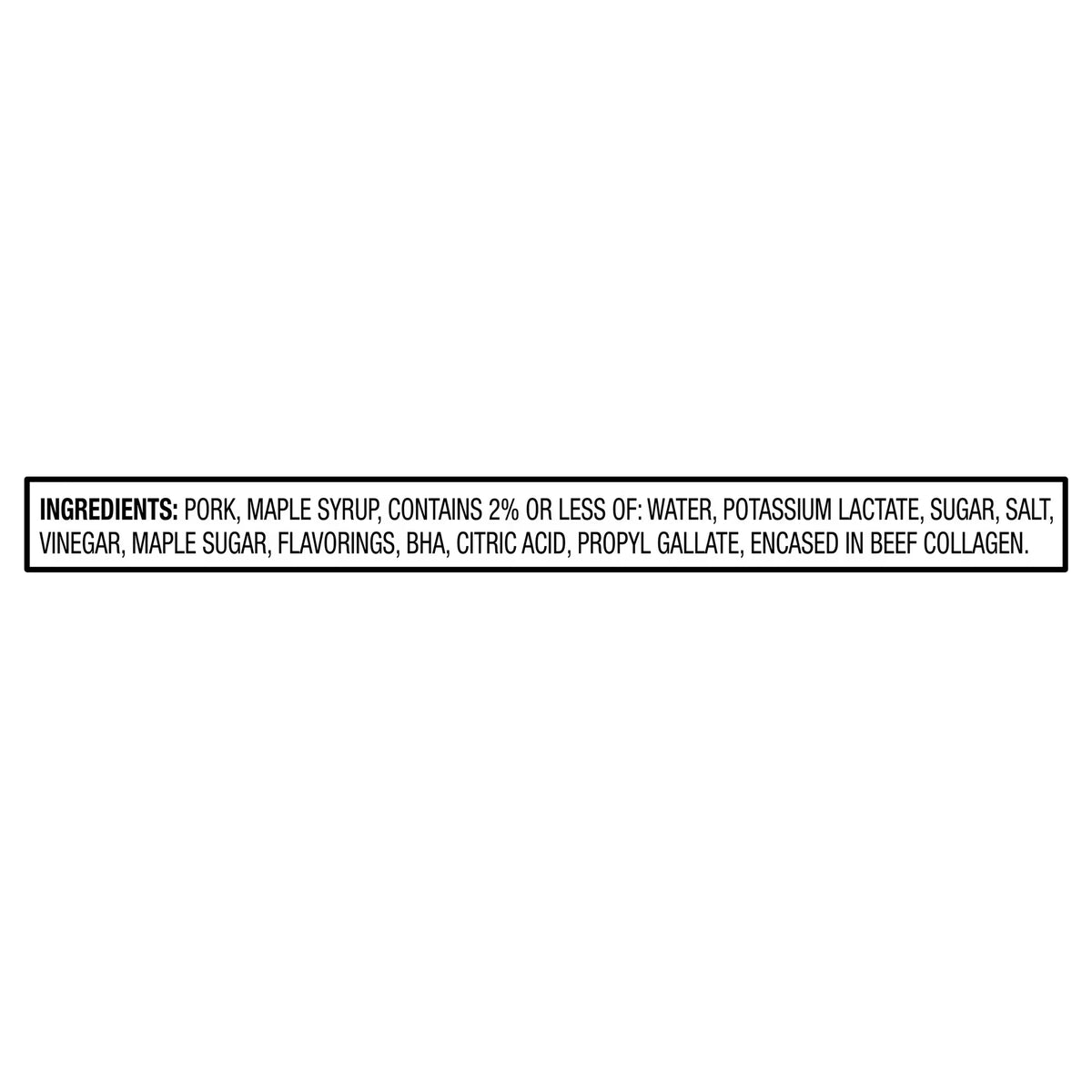 Great Value Uncooked Vermont Maple Breakfast Pork Sausage Links, 12 oz Package