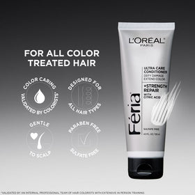 L'Oreal Paris Feria - Hair Color Strength Repair Ultra Care Conditioner, 4 fl oz