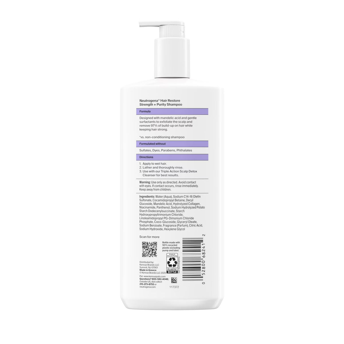 Neutrogena Hair Restore Shampoo, 13 fl oz