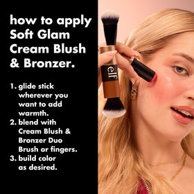 e.l.f. Soft Glam Cream Bronzer, Fair, 0.33 oz