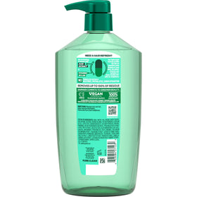 Garnier Fructis Pure Clean Purifying Shampoo for All Hair Types, 33.8 fl oz