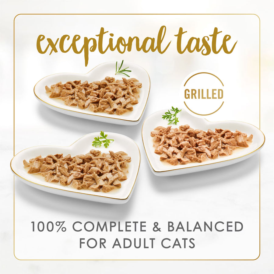 Purina Fancy Feast Grilled Kitten Food, Wet Cat Food, Poultry & Beef, 3 oz Cans