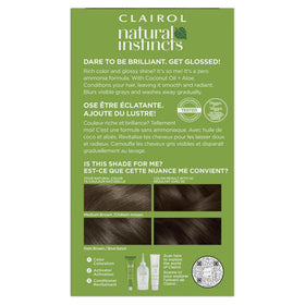 Clairol Natural Instincts Demi-Permanent Hair Color Creme, 5C Medium Brown, Hair Dye, 1 Application