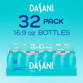 Dasani Purified Water Bottles, 16.9 fl oz, 32 Pack