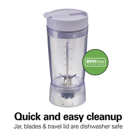 Hamilton Beach® Personal Blender with Leak-Proof Travel Lid, Light Purple
