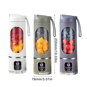 LUXRISEON Juicing Machine Digital Display Juicer Cup Powerful Motor Large Capacity Blender
