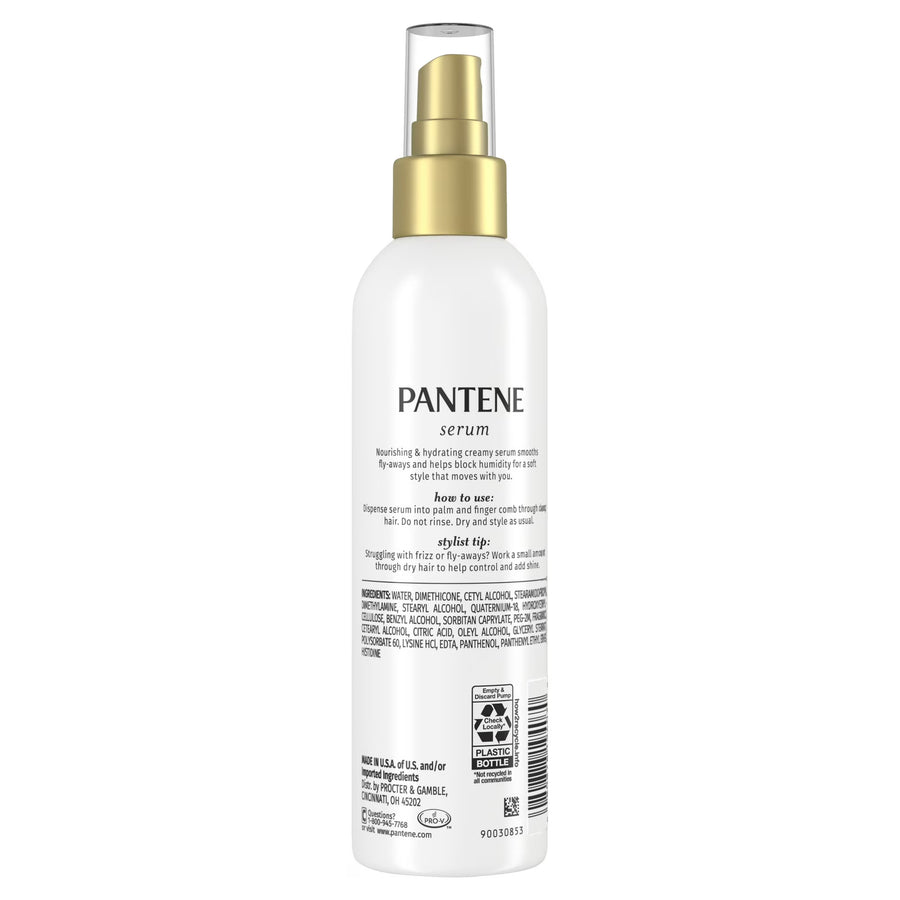 Pantene Pro-V Smooth Hair Hydrating Anti-Frizz Serum, 5.9 oz