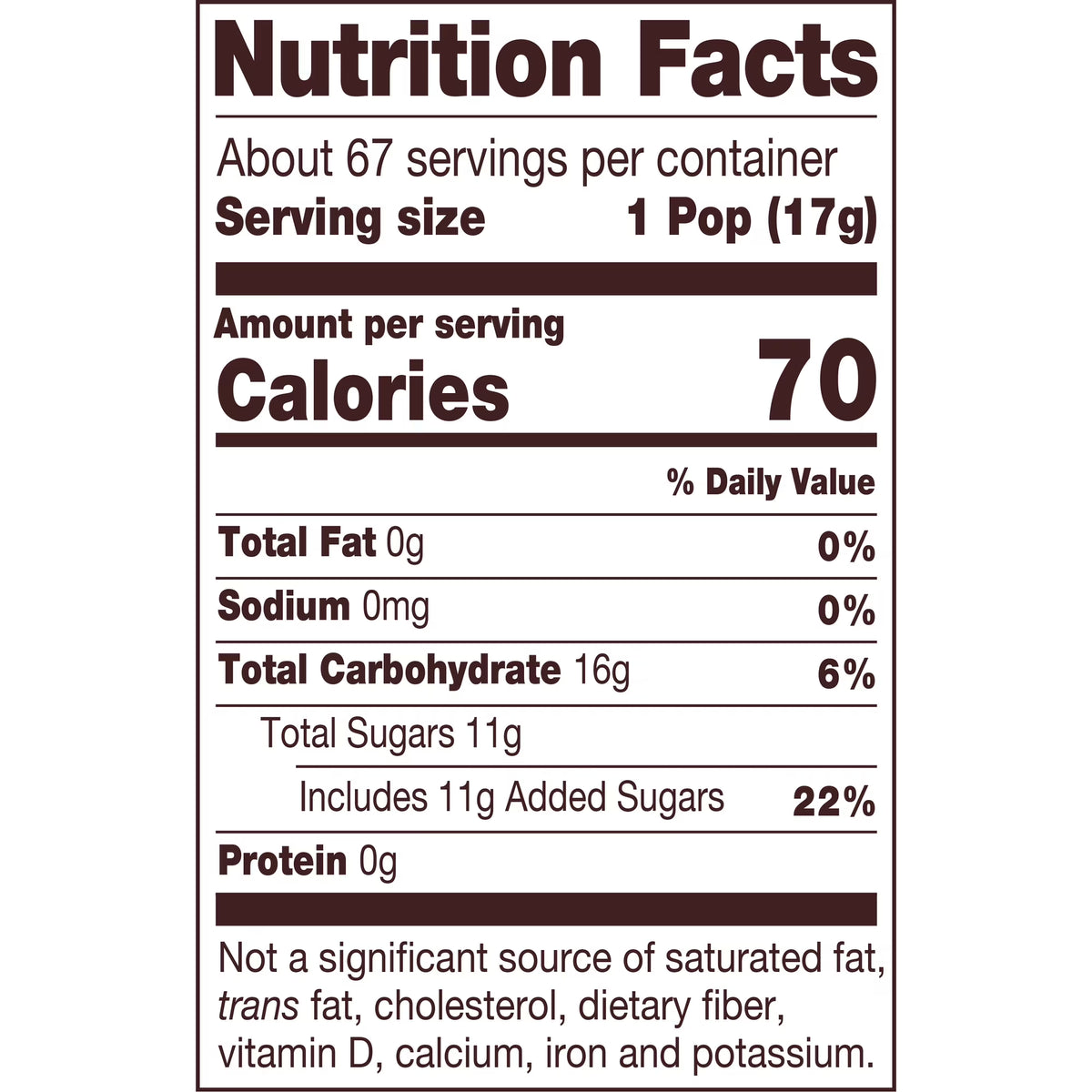 Tootsie Pops, The Original, Assorted Peanut Free and Gluten Free Lollipops, 65 Count