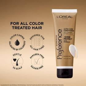 L'Oreal Paris Superior Preference - Hair Color Shine Protect Care Conditioner, 4 fl oz