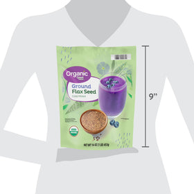 Great Value Organic Ground Cold Milled Flax Seed, 16 oz