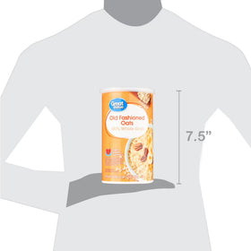 Great Value Instant Old Fashioned Oats, 18 oz Tube