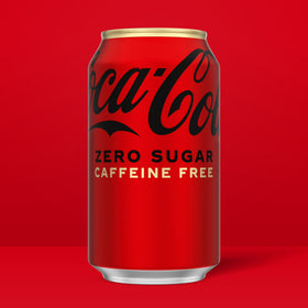 Coca-Cola Zero Sugar Caffeine-Free Soda Pop Fridge Pack Cans, 12 fl oz, 12 Pack