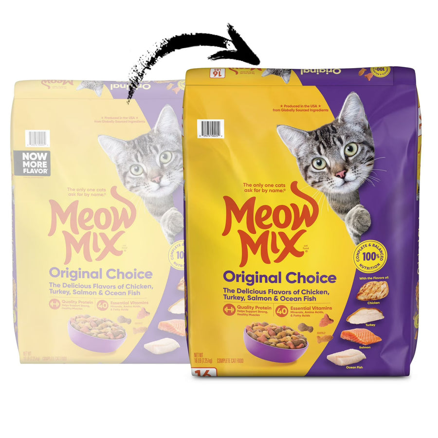 Meow Mix Original Choice Dry Cat Food, 16 lb. Bag