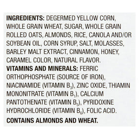 Great Value Almond Crunchy Honey Oats Cereal, 18 oz