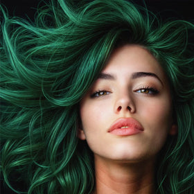 Splat Midnight Jade Hair Dye Kit, Semi-Permanent Green Hair Color for Brunettes, Vegan